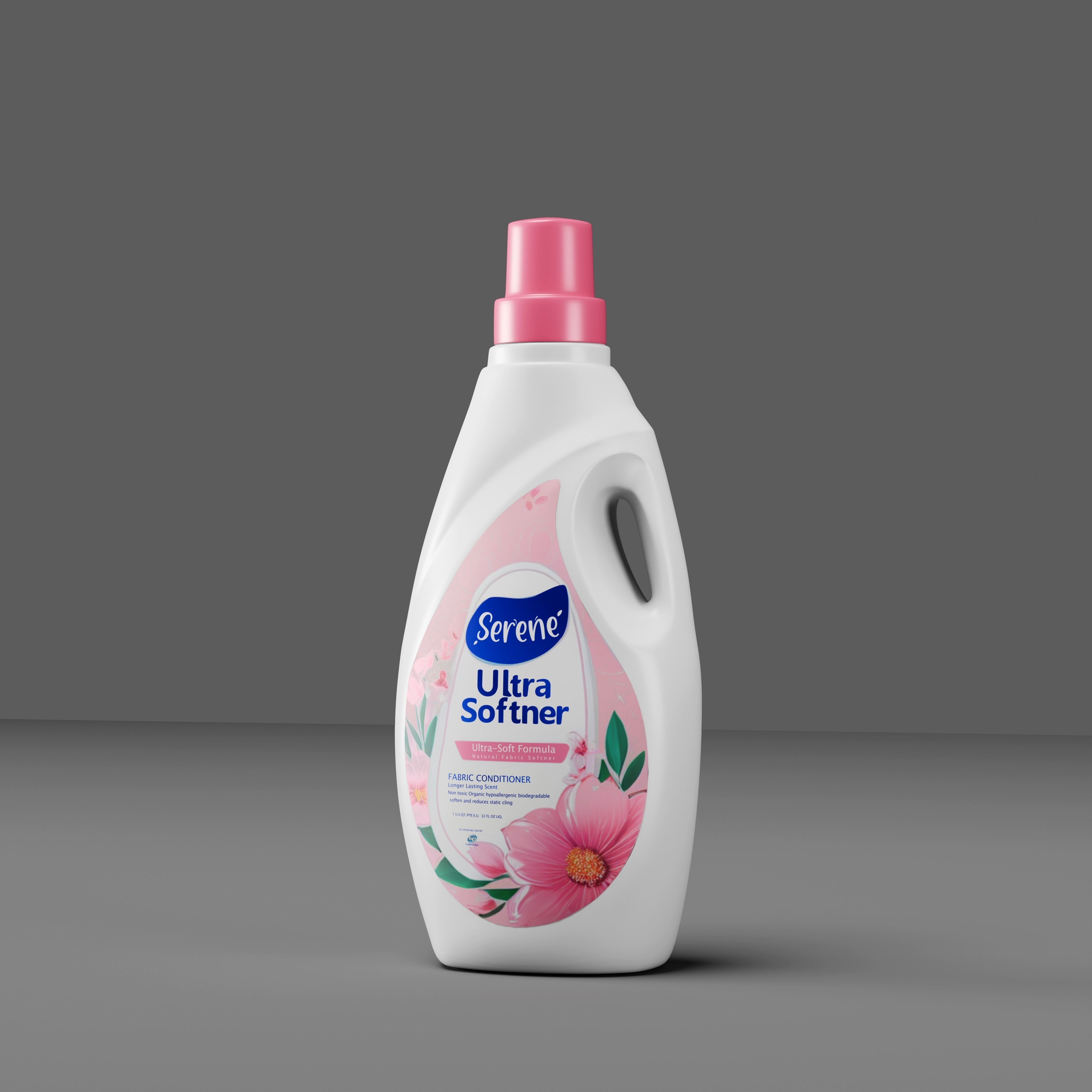 Detergent Bottle Container Mock up Low-poly 3D model_4