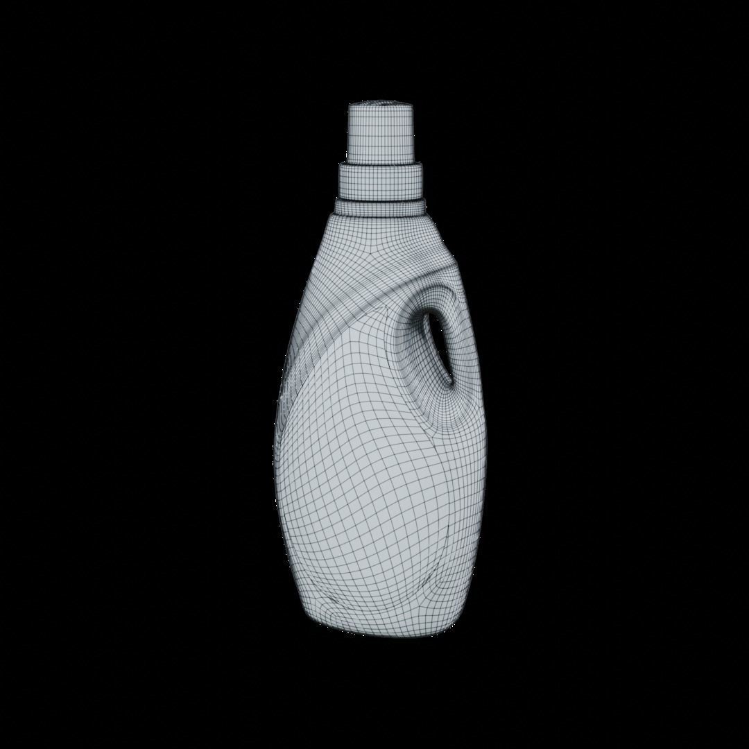 Detergent Bottle Container Mock up Low-poly 3D model_5