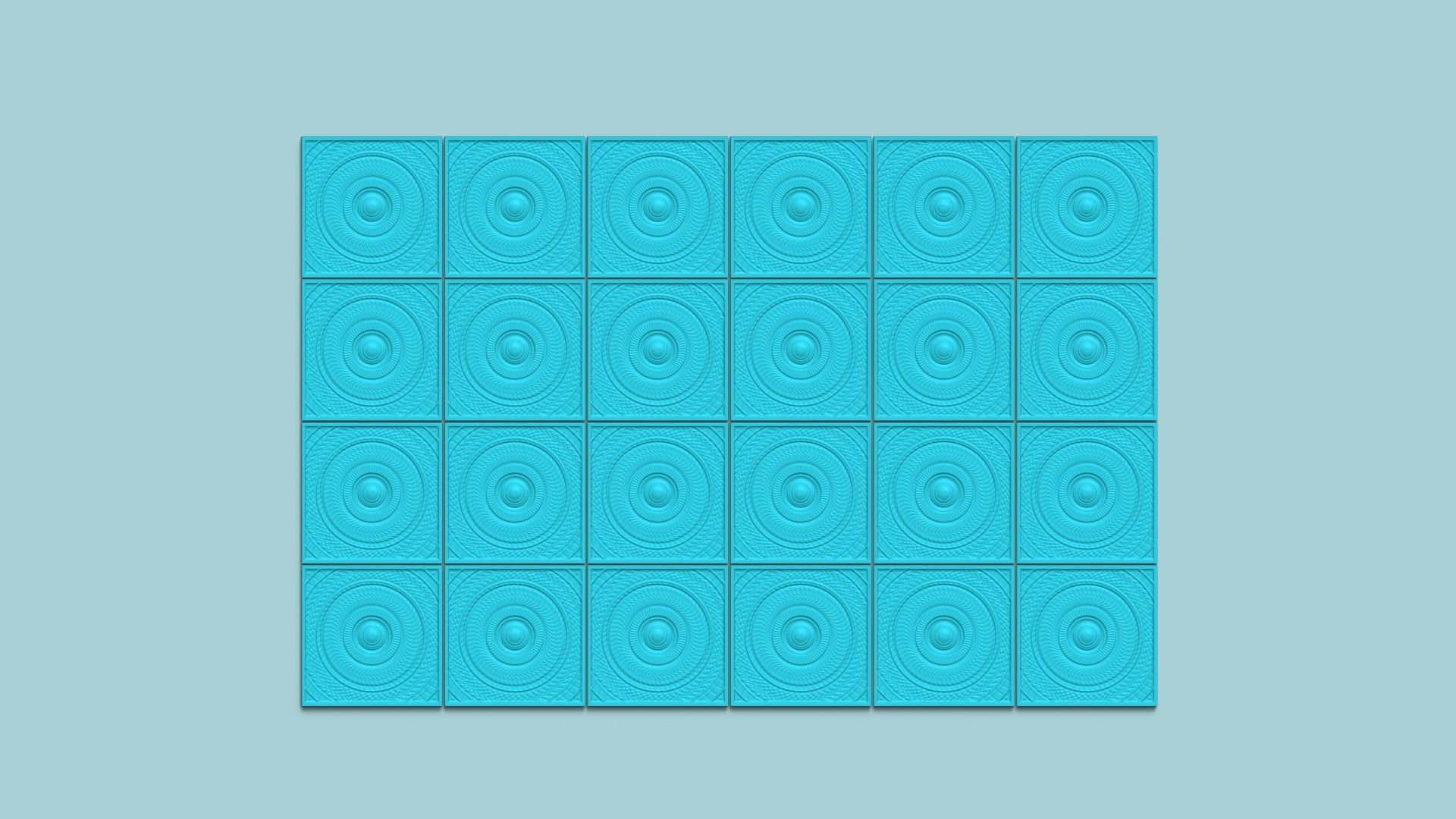 Wall Panel A15 Ornament - Interior Design Decoration 3D print model_2