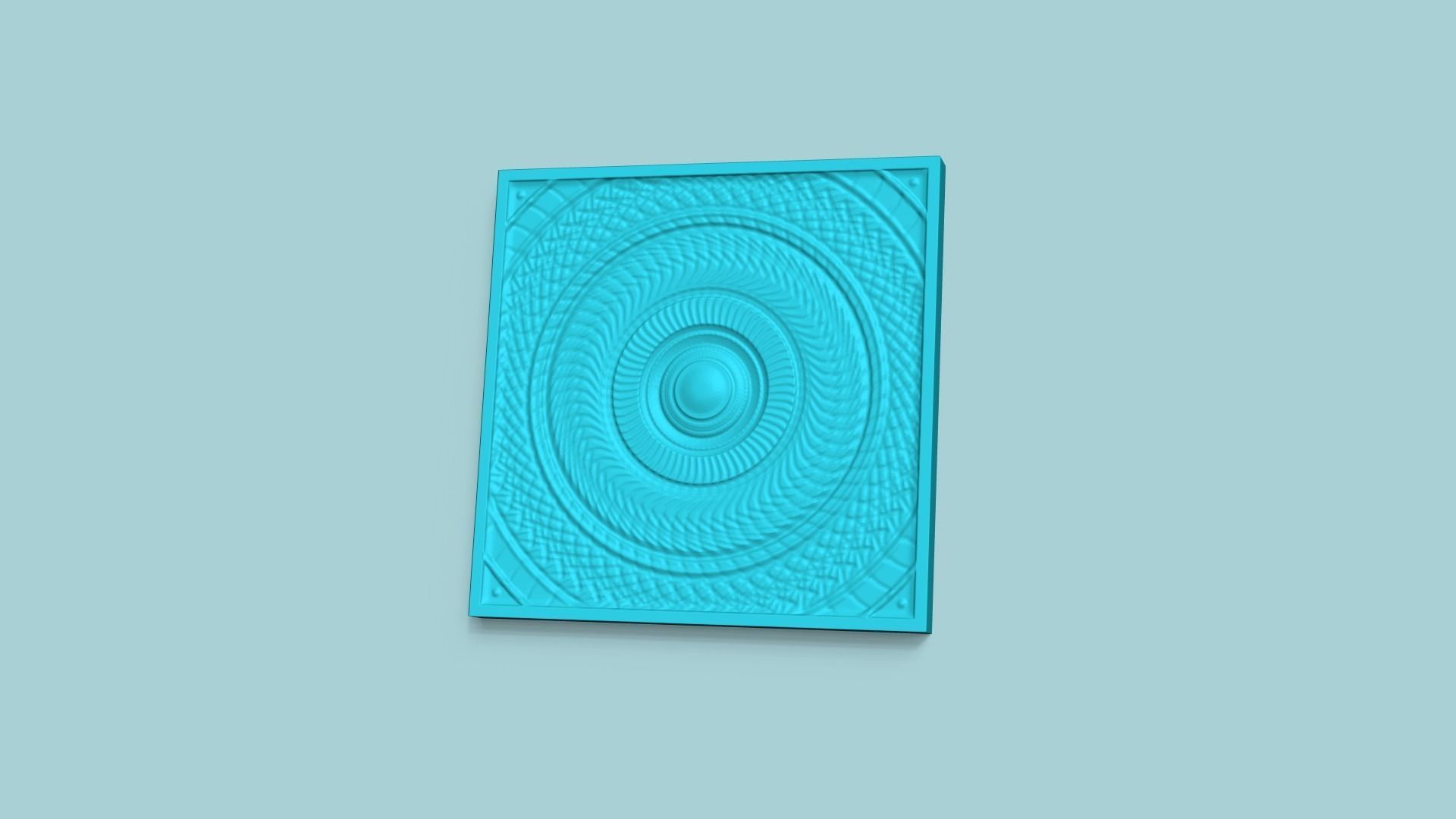 Wall Panel A15 Ornament - Interior Design Decoration 3D print model_3