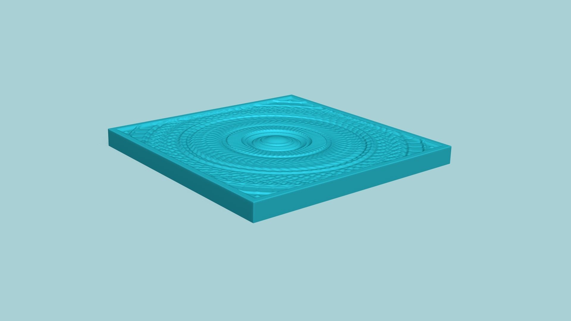 Wall Panel A15 Ornament - Interior Design Decoration 3D print model_5