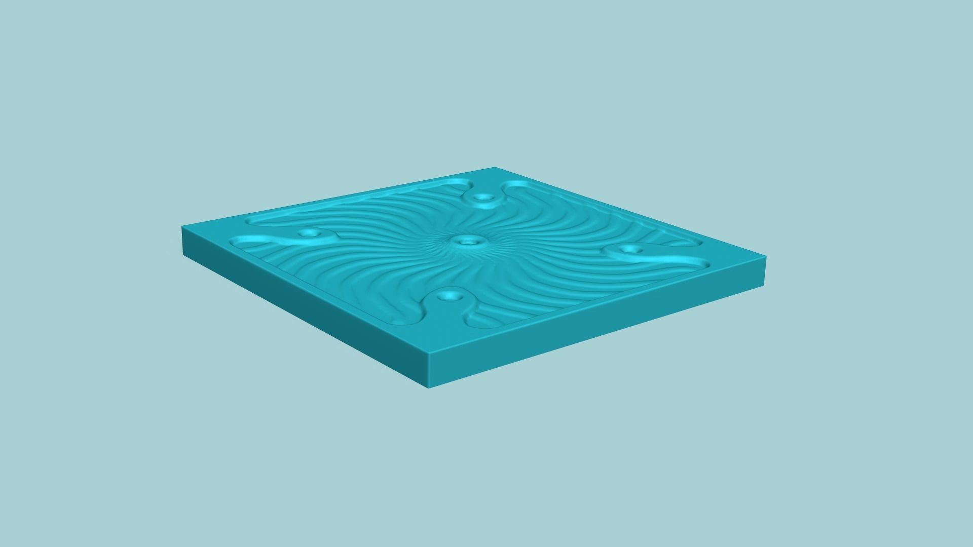 Wall Panel A20 Ornament - Interior Design Decoration 3D print model_3