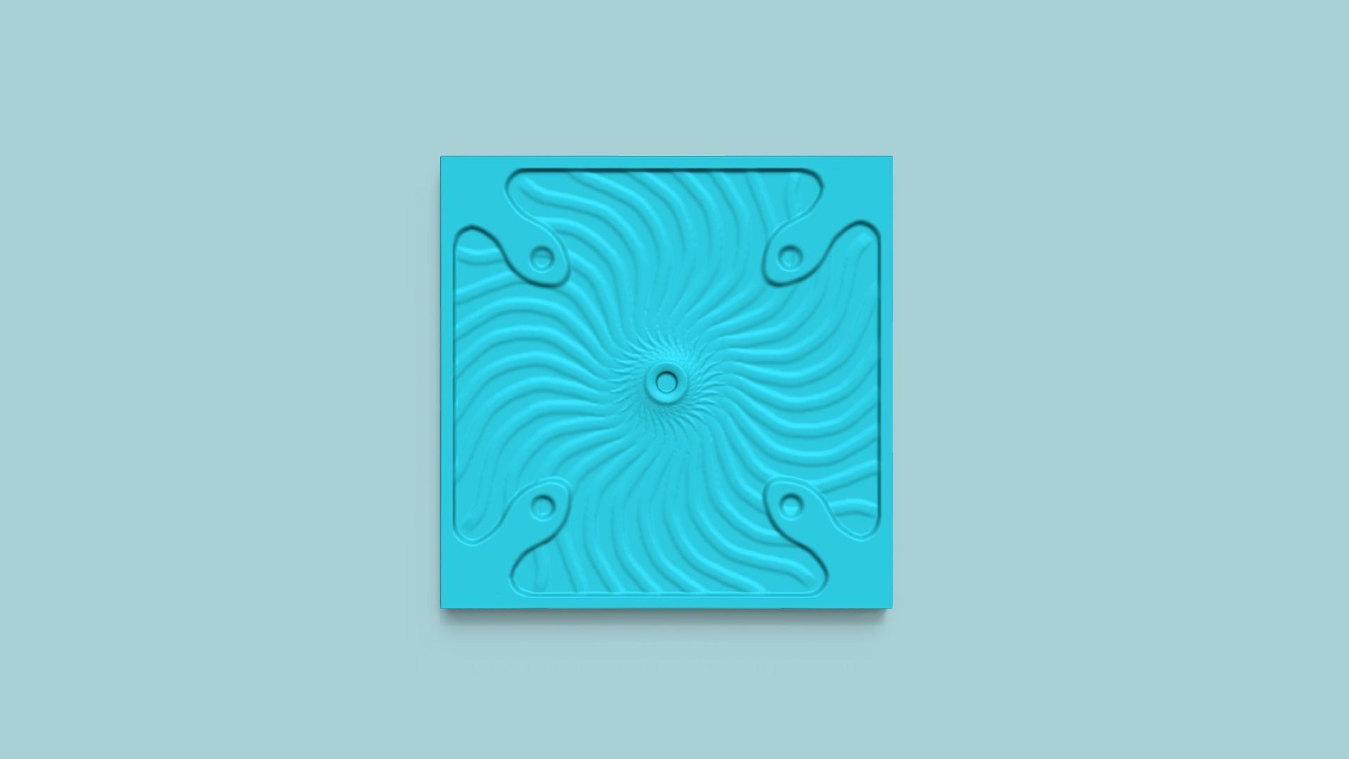 Wall Panel A20 Ornament - Interior Design Decoration 3D print model_2
