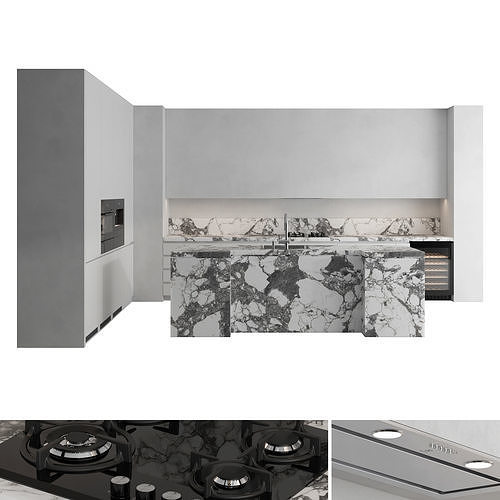 Kitchen set 37 3D model