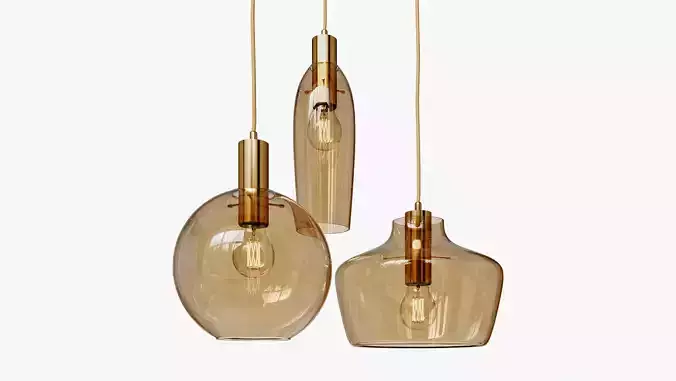 Kyoto Pendant Gold by Heal