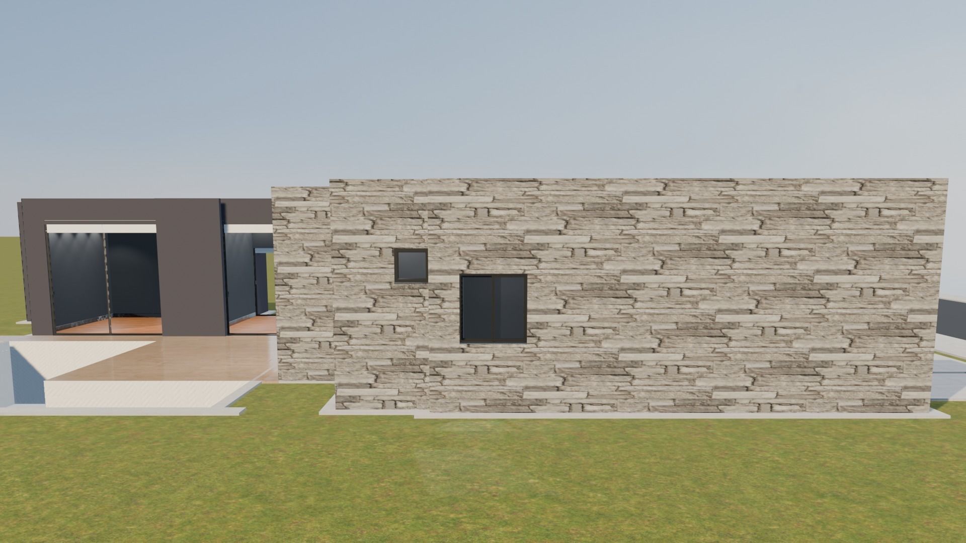 Modern House 3D model_3