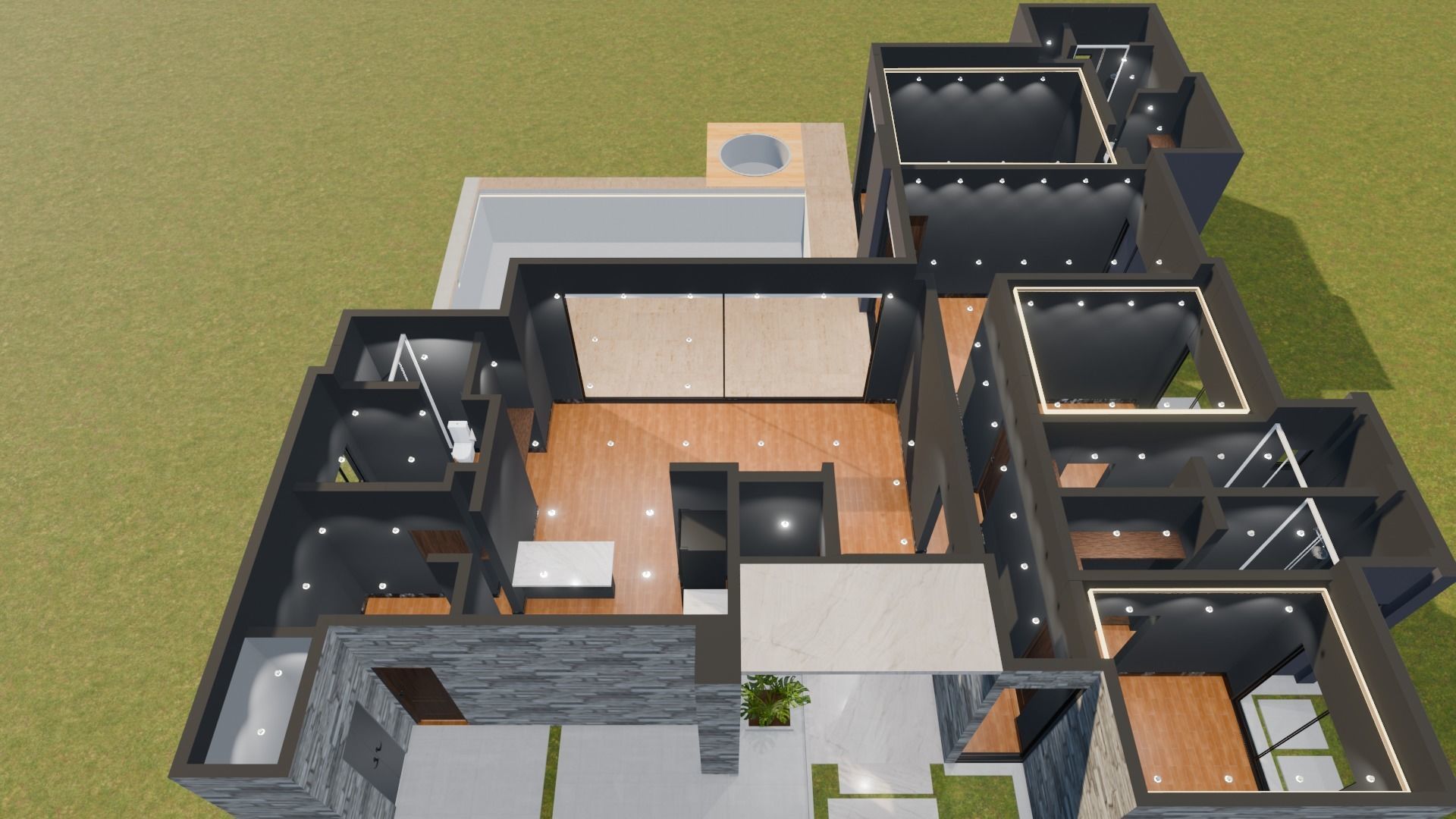 Modern House 3D model_8