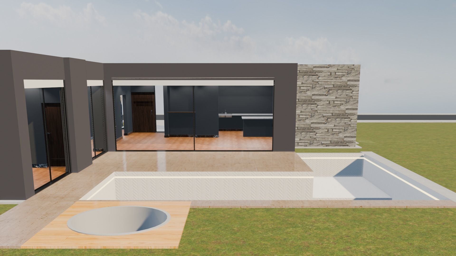 Modern House 3D model_4