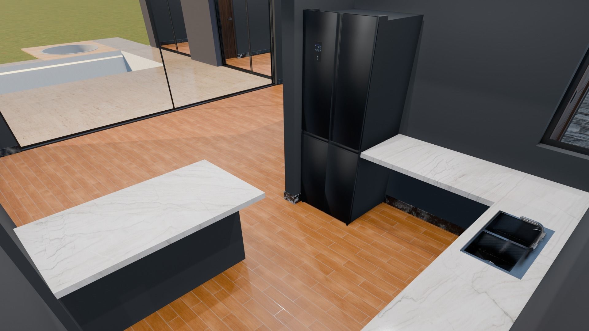 Modern House 3D model_21