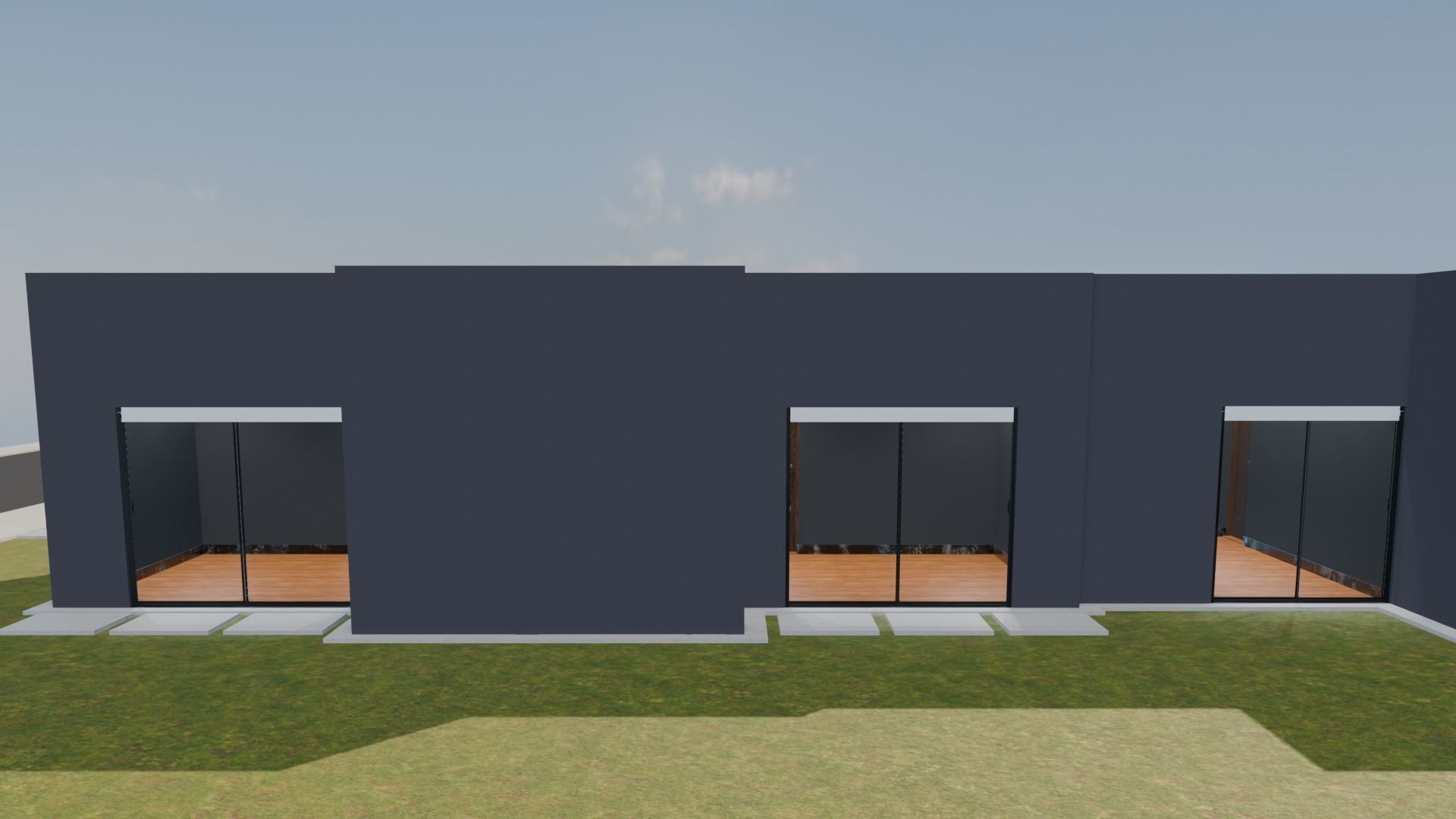 Modern House 3D model_2