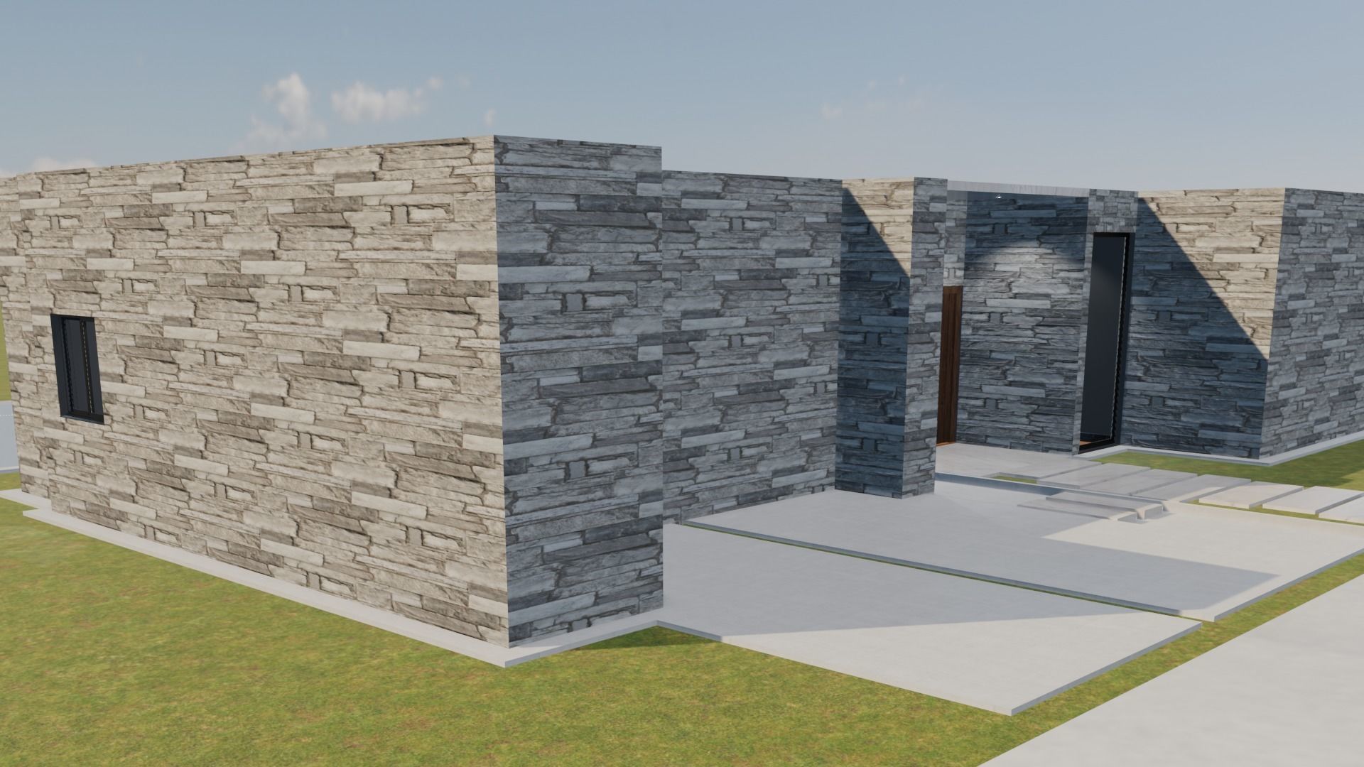 Modern House 3D model_6