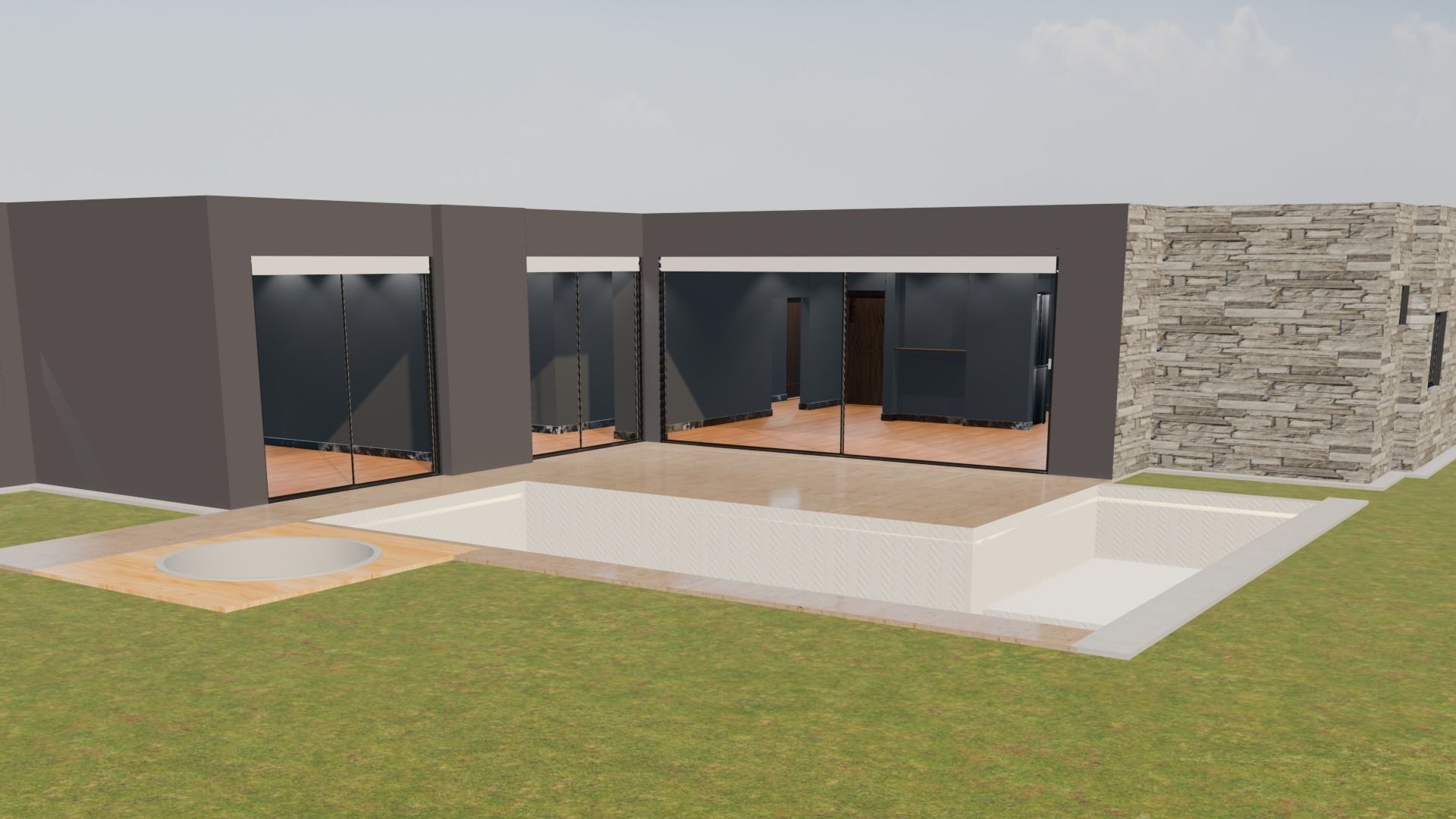 Modern House 3D model_5