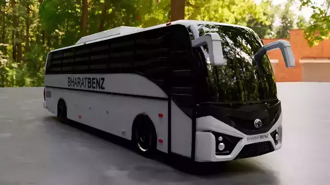 LUXURY BUS FULL TEXTURE AND GAME READY MODEL Free low-poly 3D model