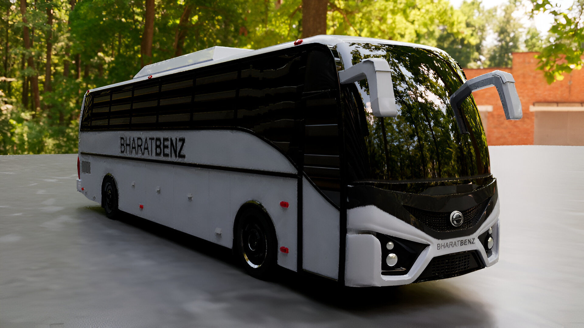 LUXURY BUS FULL TEXTURE AND GAME READY MODEL free VR / AR / low-poly 3D ...