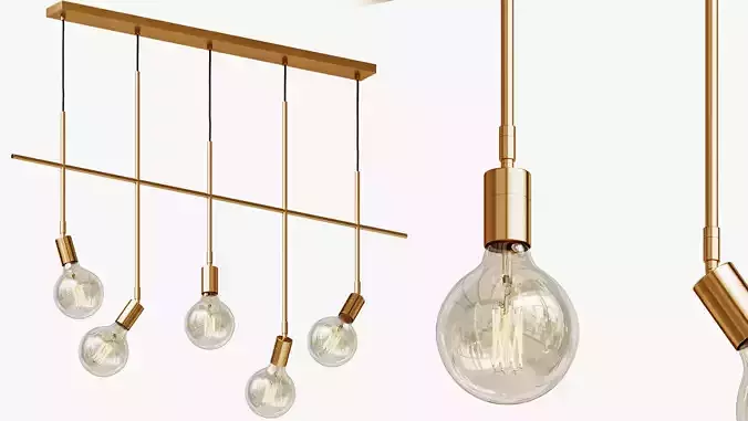 Twig 5 Arm Pendant Light
