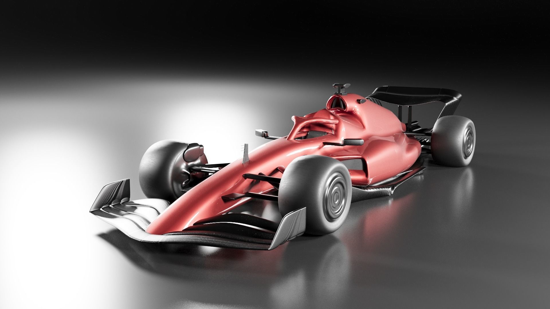 F1 Racing Car 3D model_1