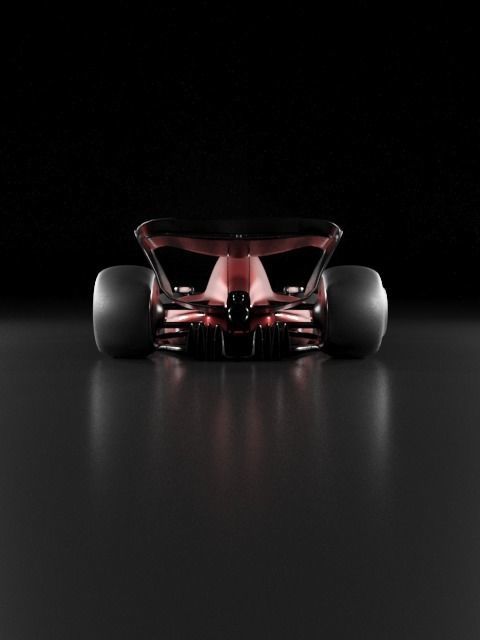 F1 Racing Car 3D model_5