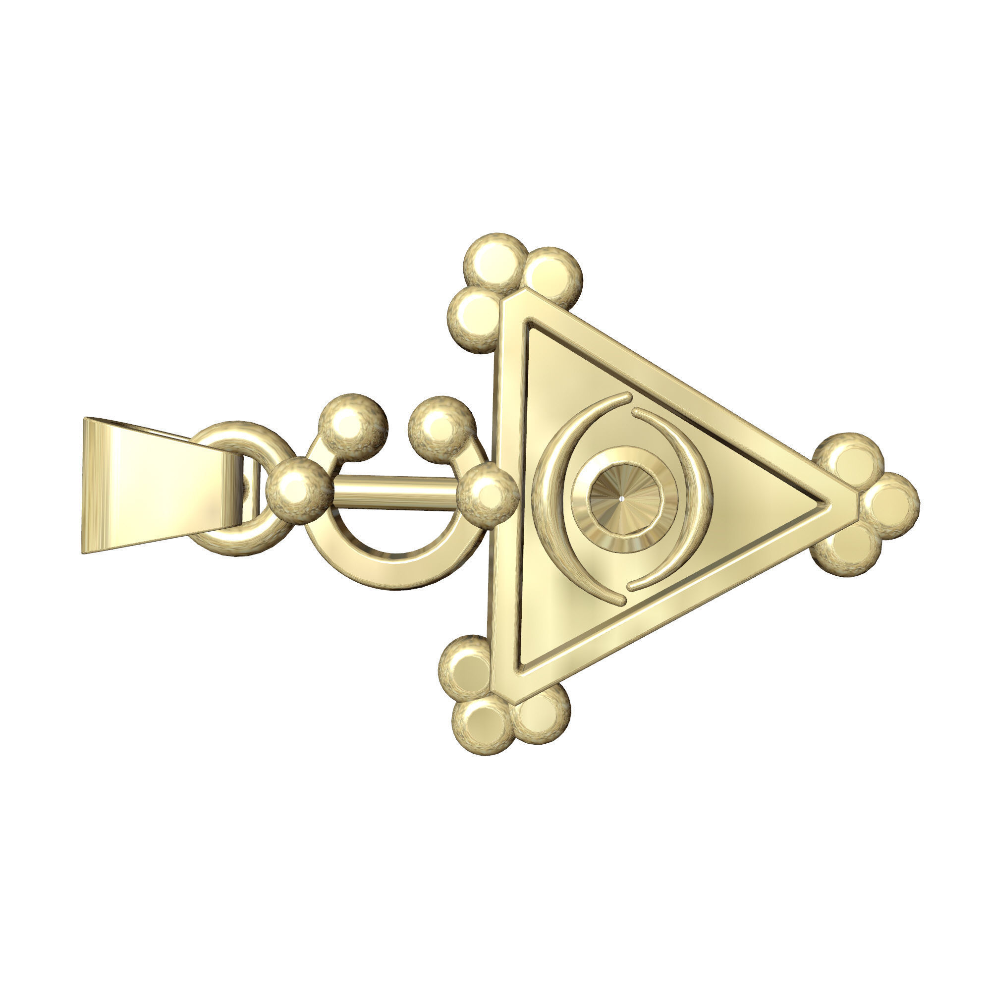 BERBER PENDANT AMOUDO 3D PRINT MODEL 3D print model_2