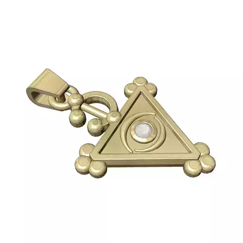 BERBER PENDANT AMOUDO 3D PRINT MODEL