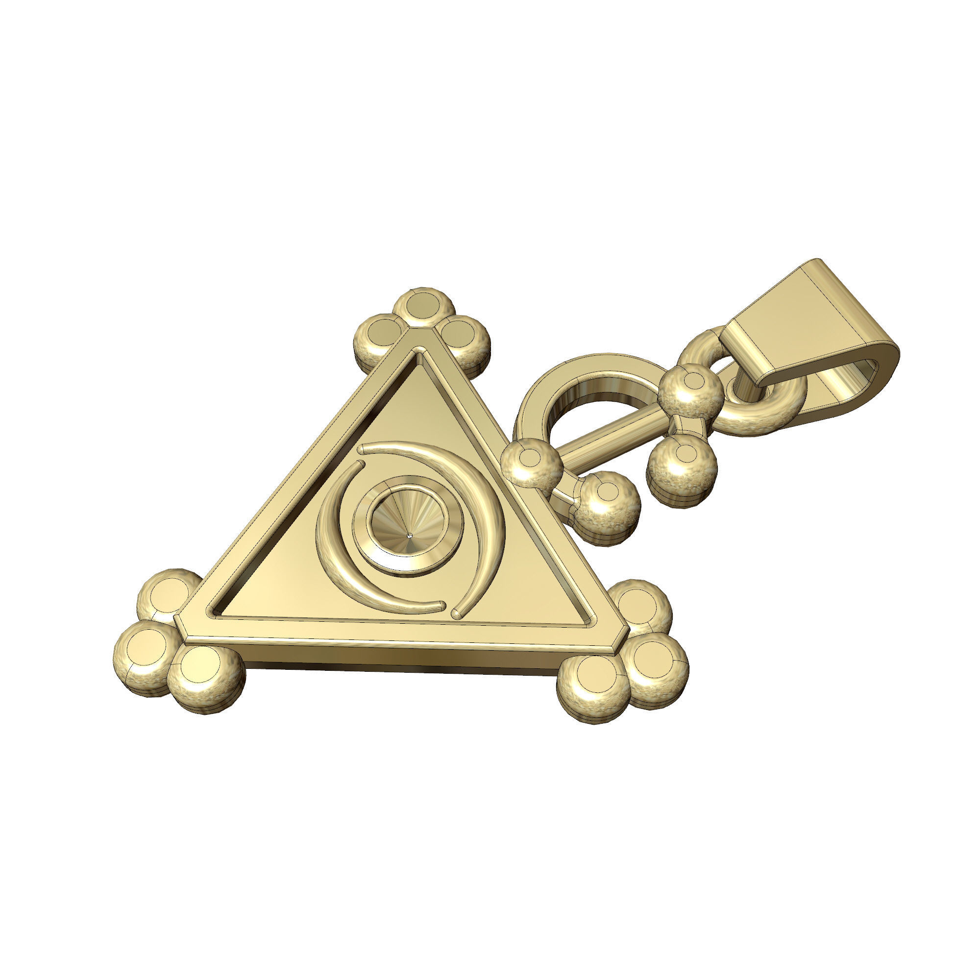 BERBER PENDANT AMOUDO 3D PRINT MODEL 3D print model_7