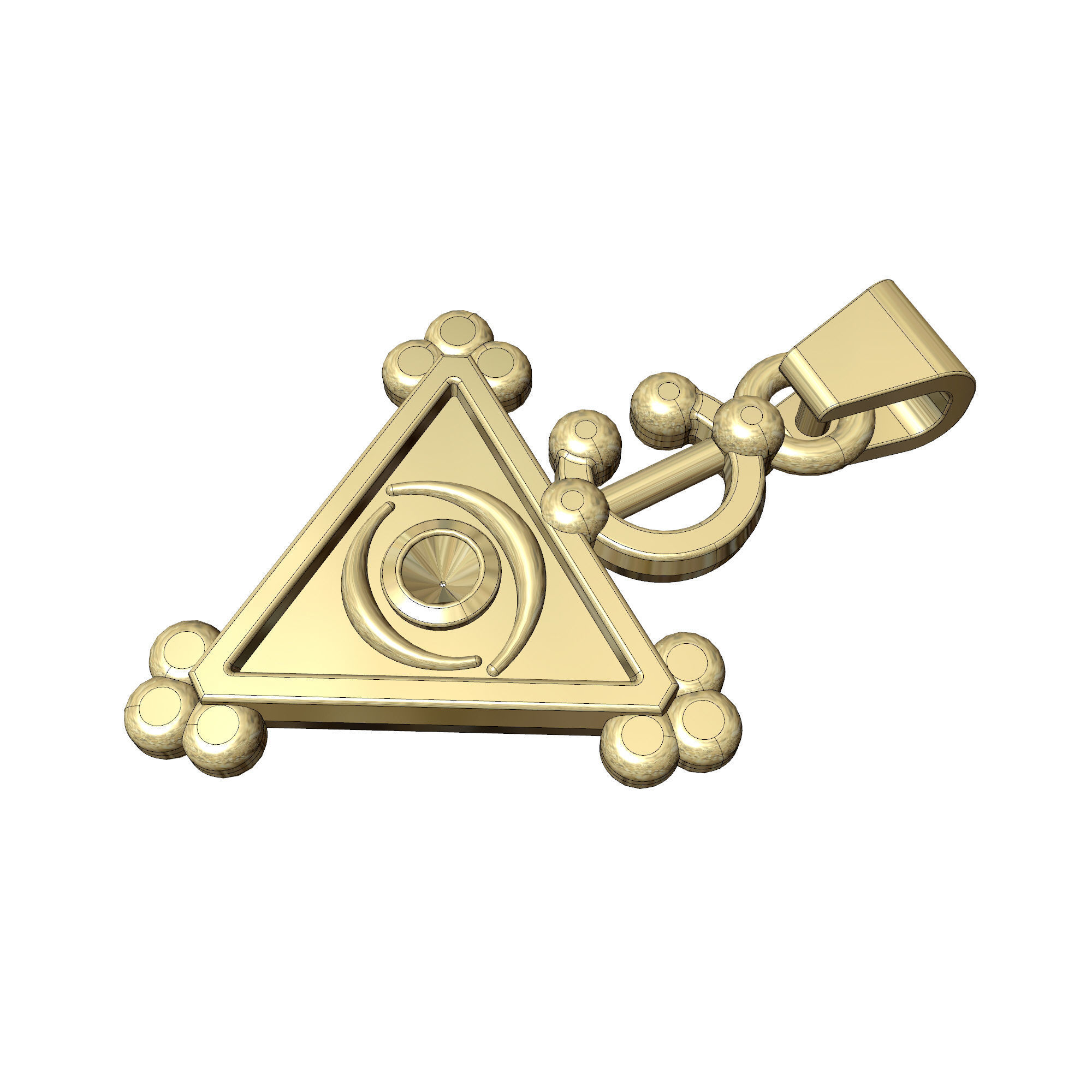 BERBER PENDANT AMOUDO 3D PRINT MODEL 3D print model_8