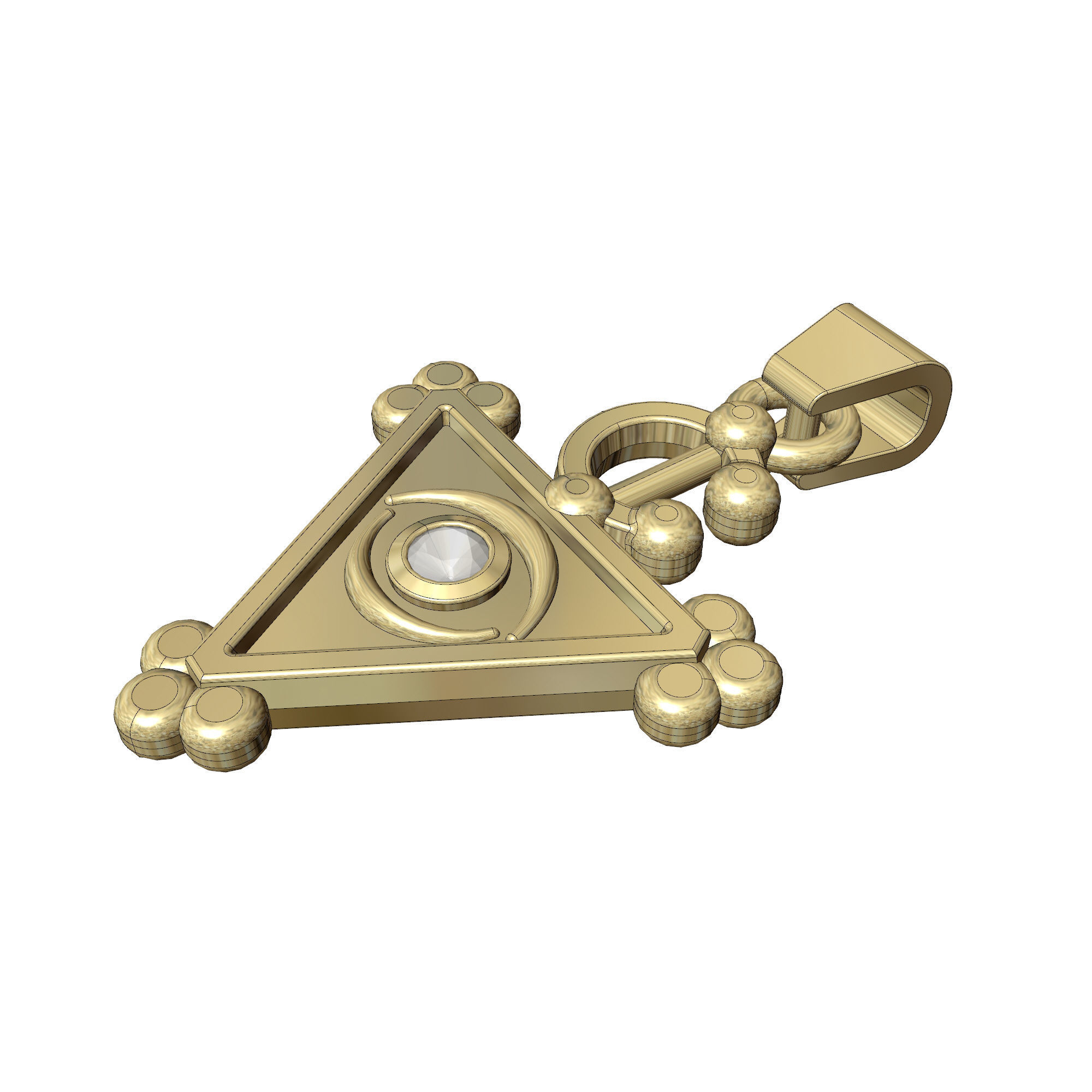 BERBER PENDANT AMOUDO 3D PRINT MODEL 3D print model_6