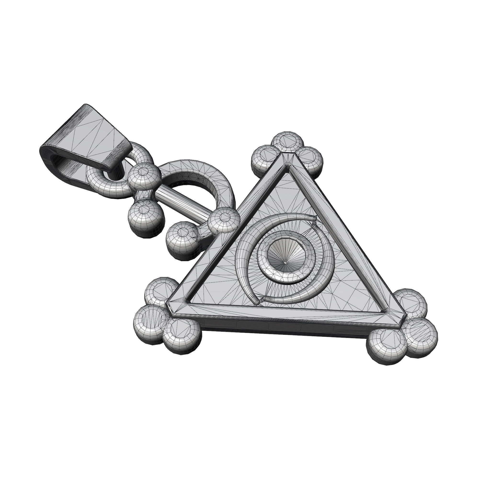 BERBER PENDANT AMOUDO 3D PRINT MODEL 3D print model_14