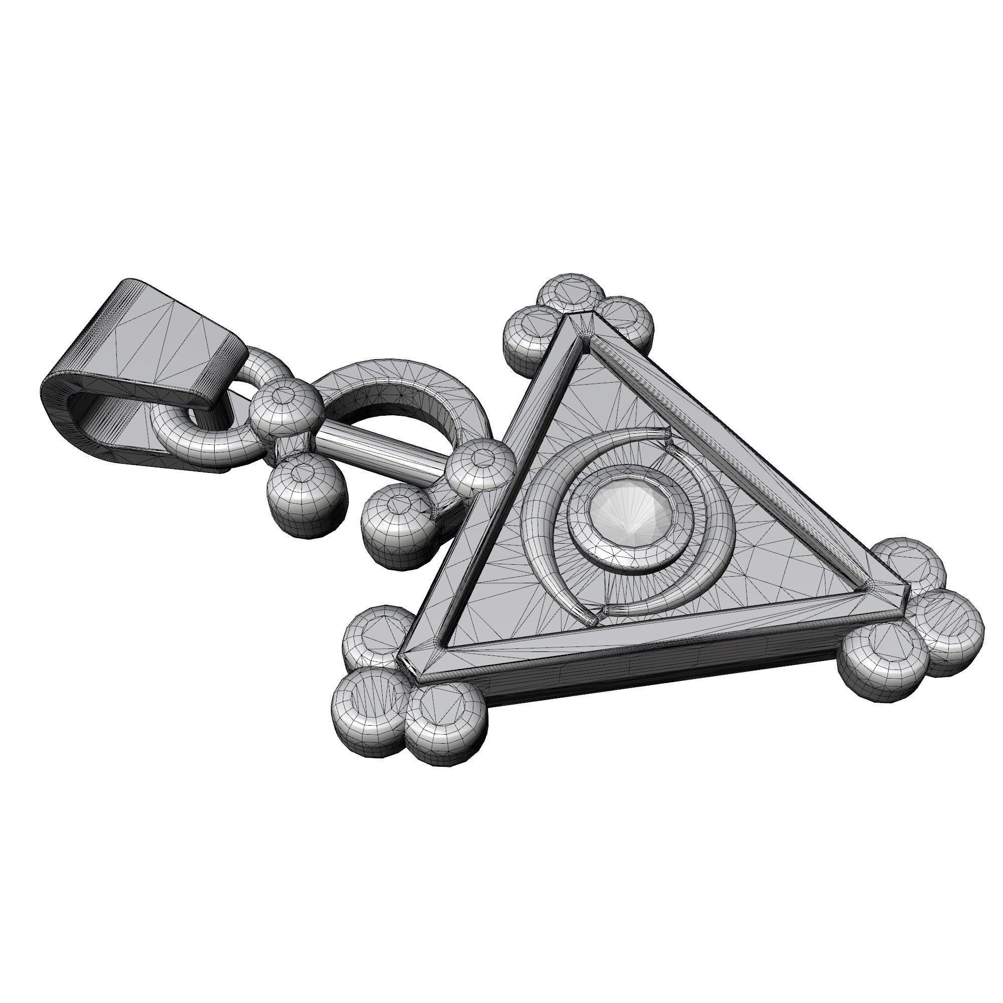 BERBER PENDANT AMOUDO 3D PRINT MODEL 3D print model_12