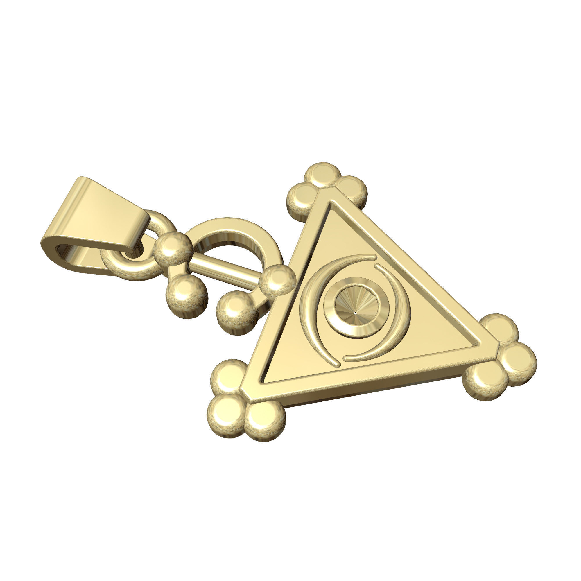 BERBER PENDANT AMOUDO 3D PRINT MODEL 3D print model_9