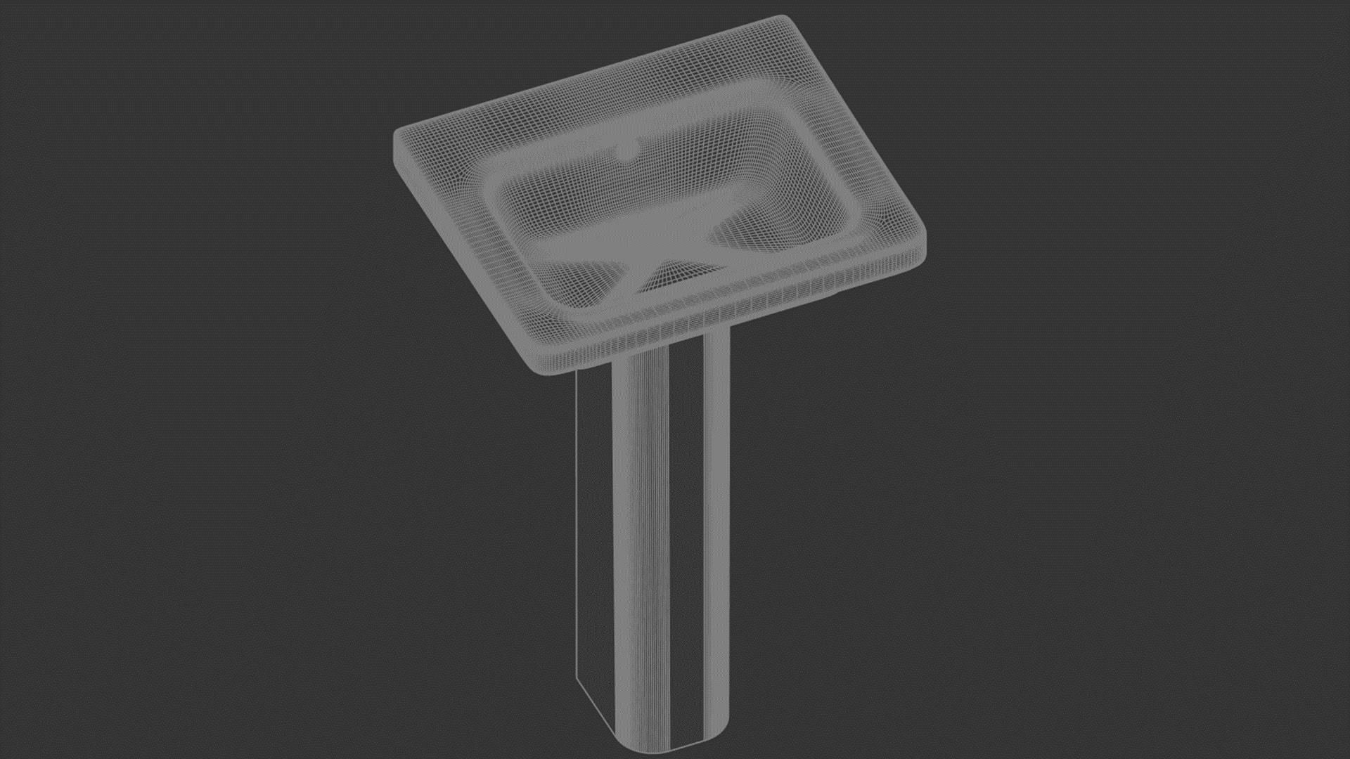 Basin Sink 20 3D model_9