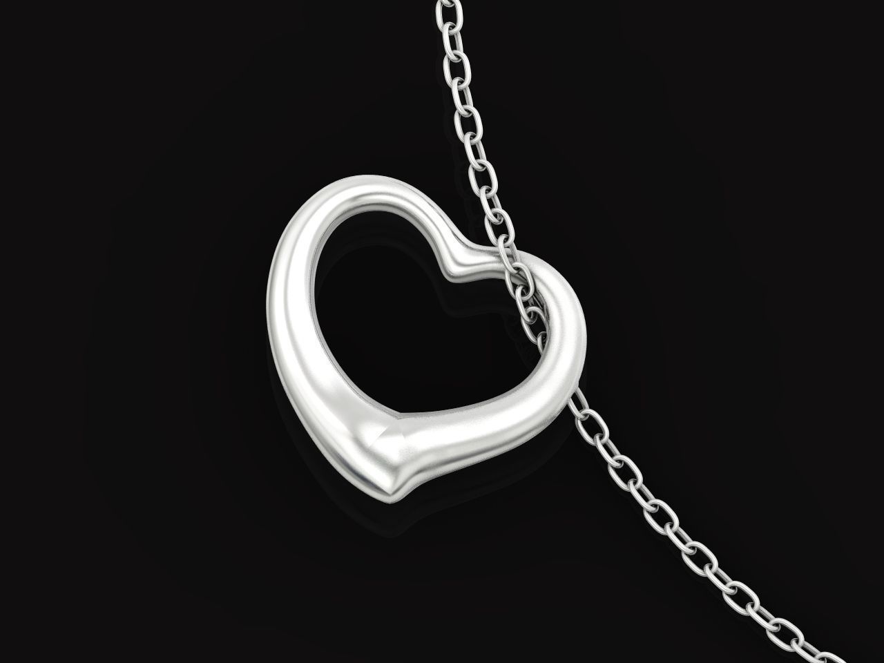  tiffany  pendant open heart 1035 3D print model_18