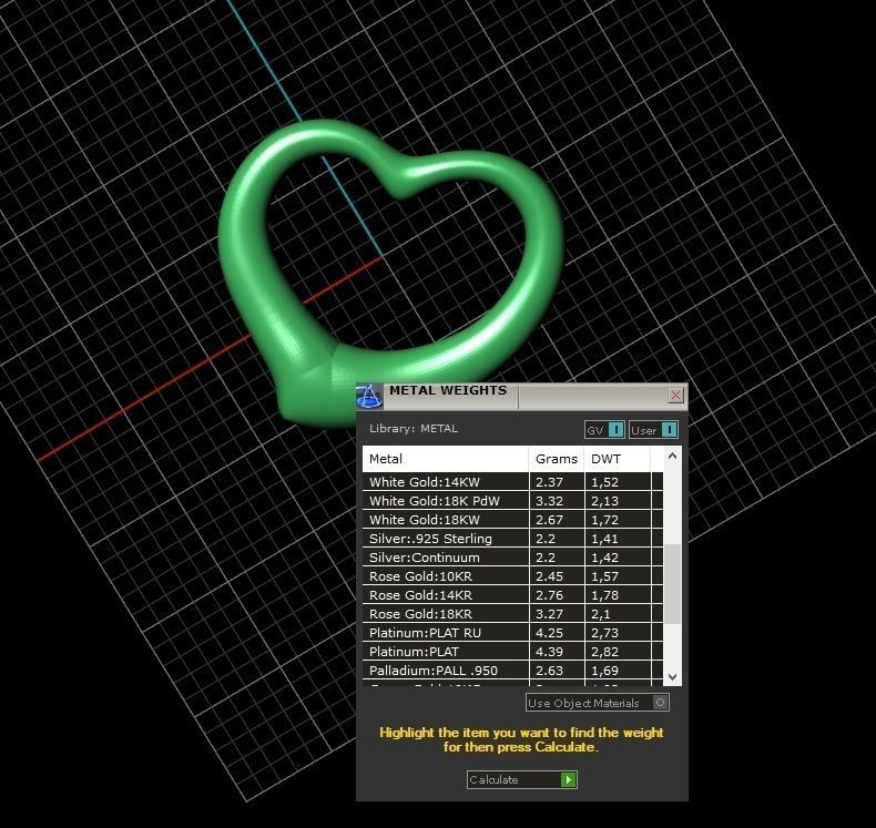  tiffany  pendant open heart 1035 3D print model_5