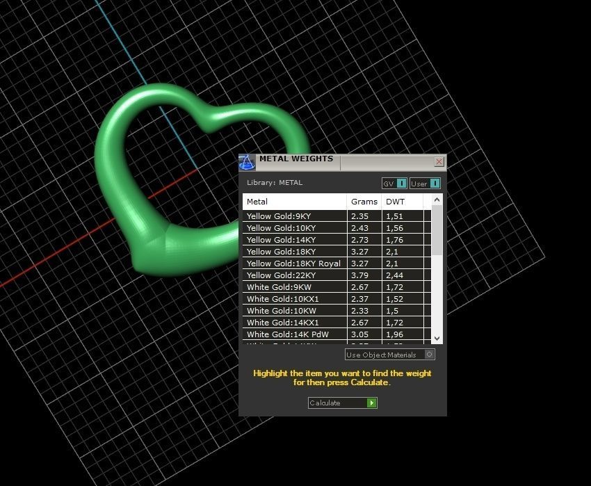  tiffany  pendant open heart 1035 3D print model_4