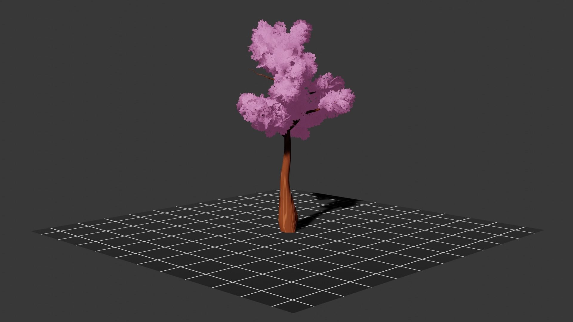 Simple Stylized Tree Generator 3D model_7