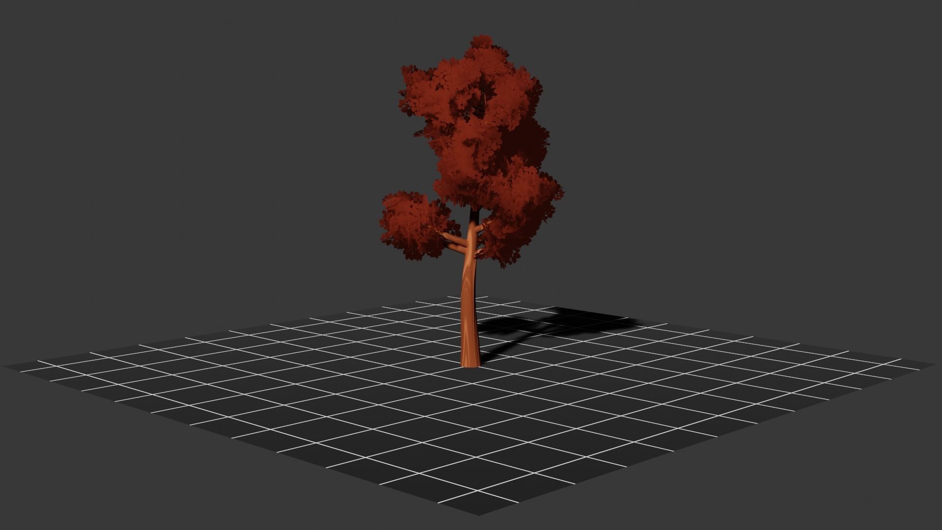 Simple Stylized Tree Generator 3D model_4