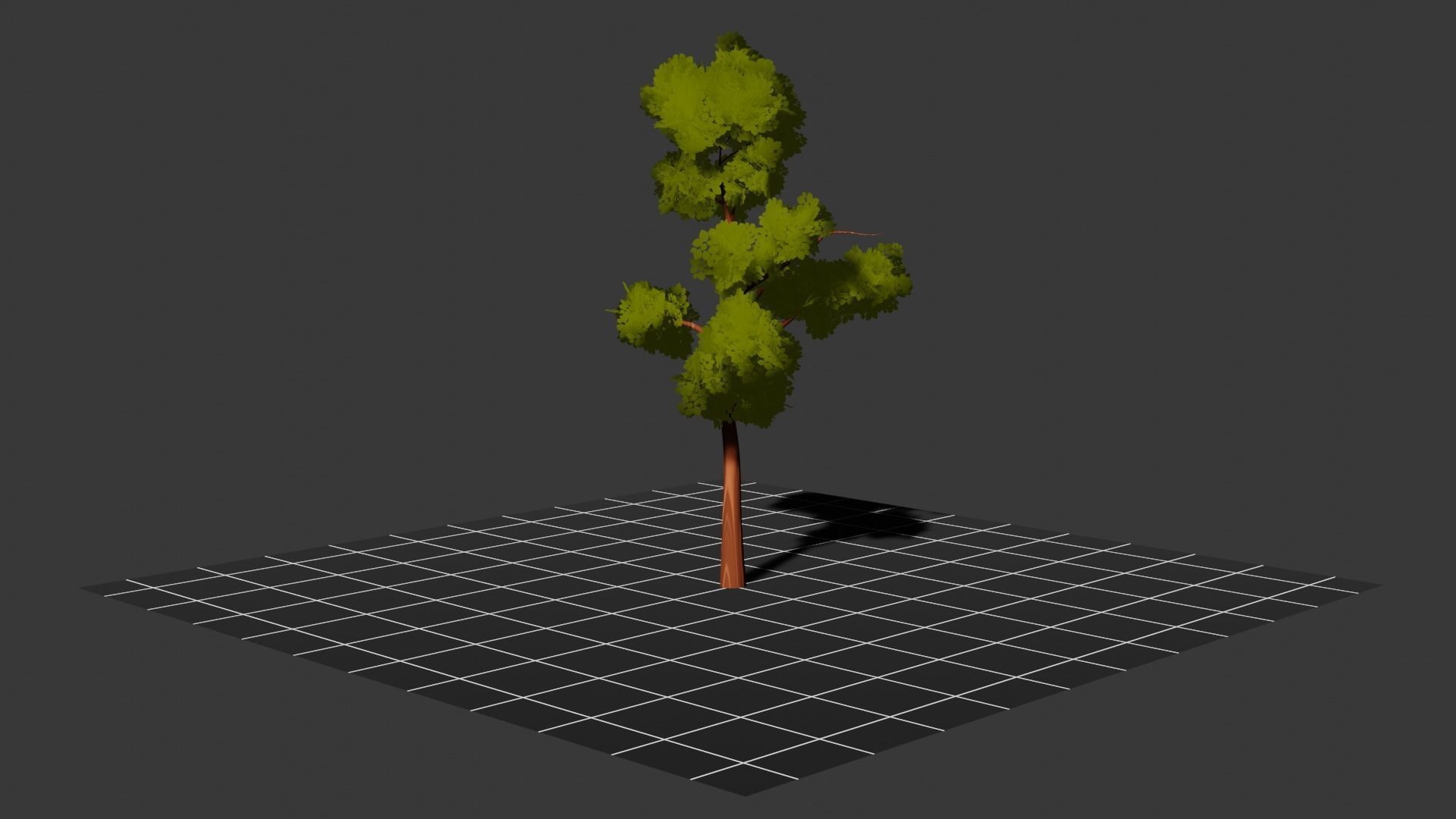 Simple Stylized Tree Generator 3D model_5