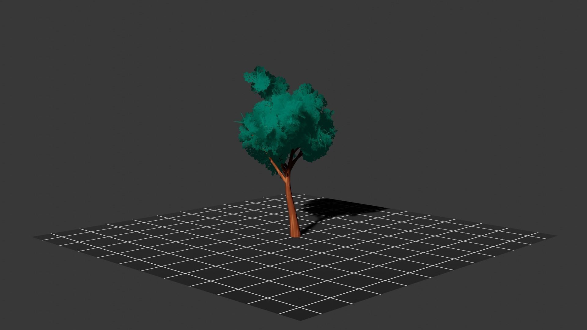 Simple Stylized Tree Generator 3D model_6