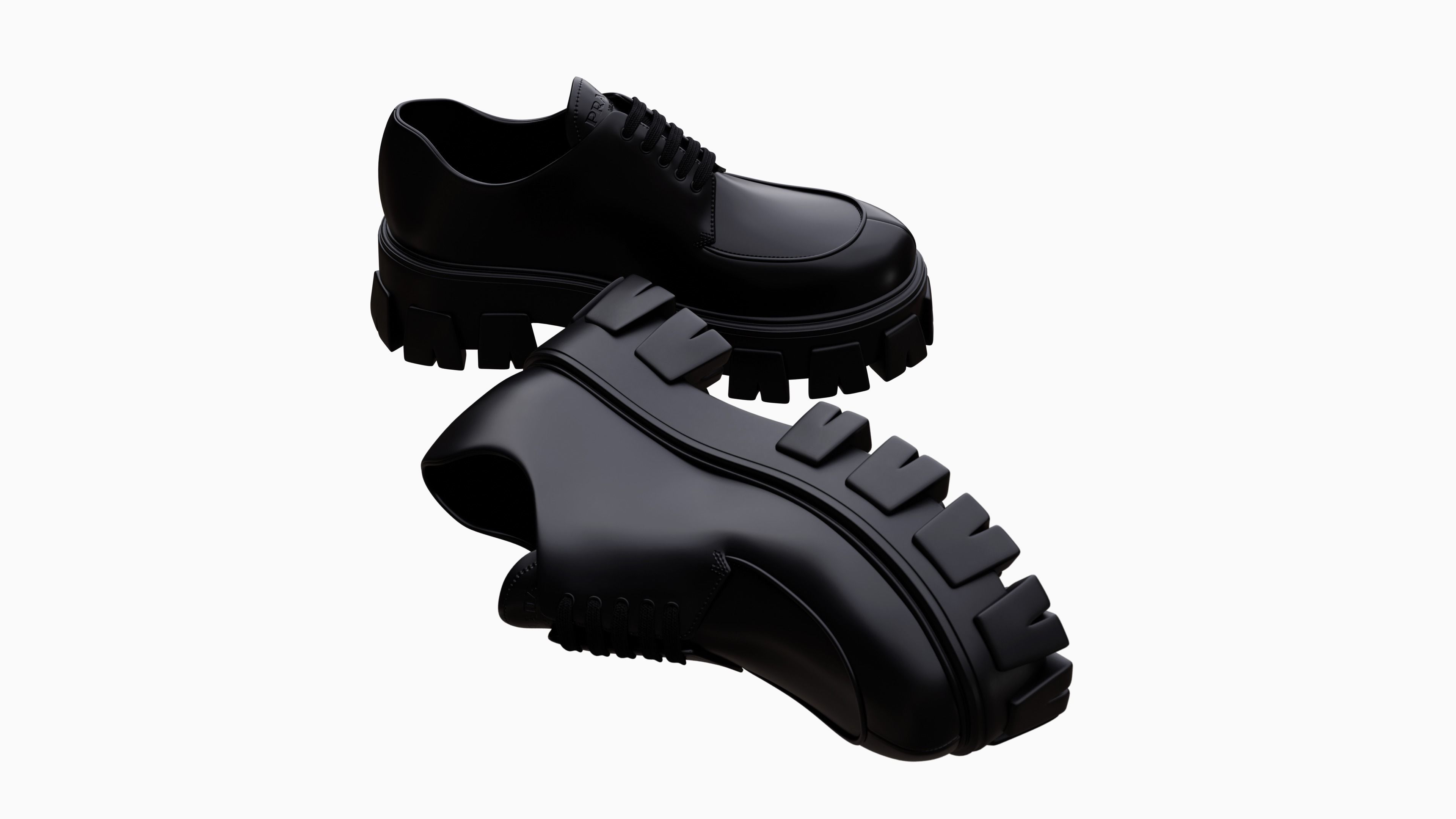 Prada Boots Low-poly 3D model_23