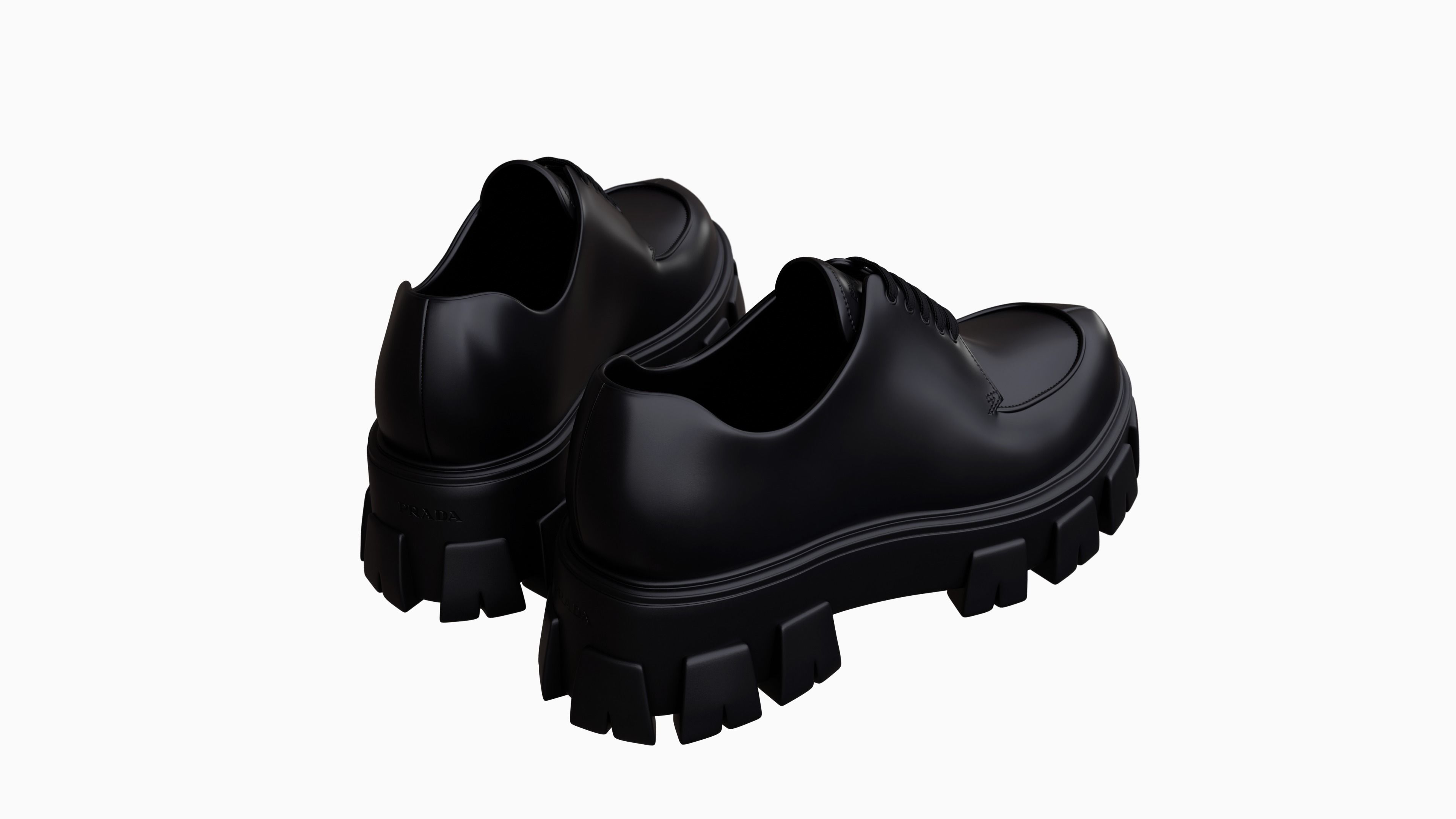 Prada Boots Low-poly 3D model_12