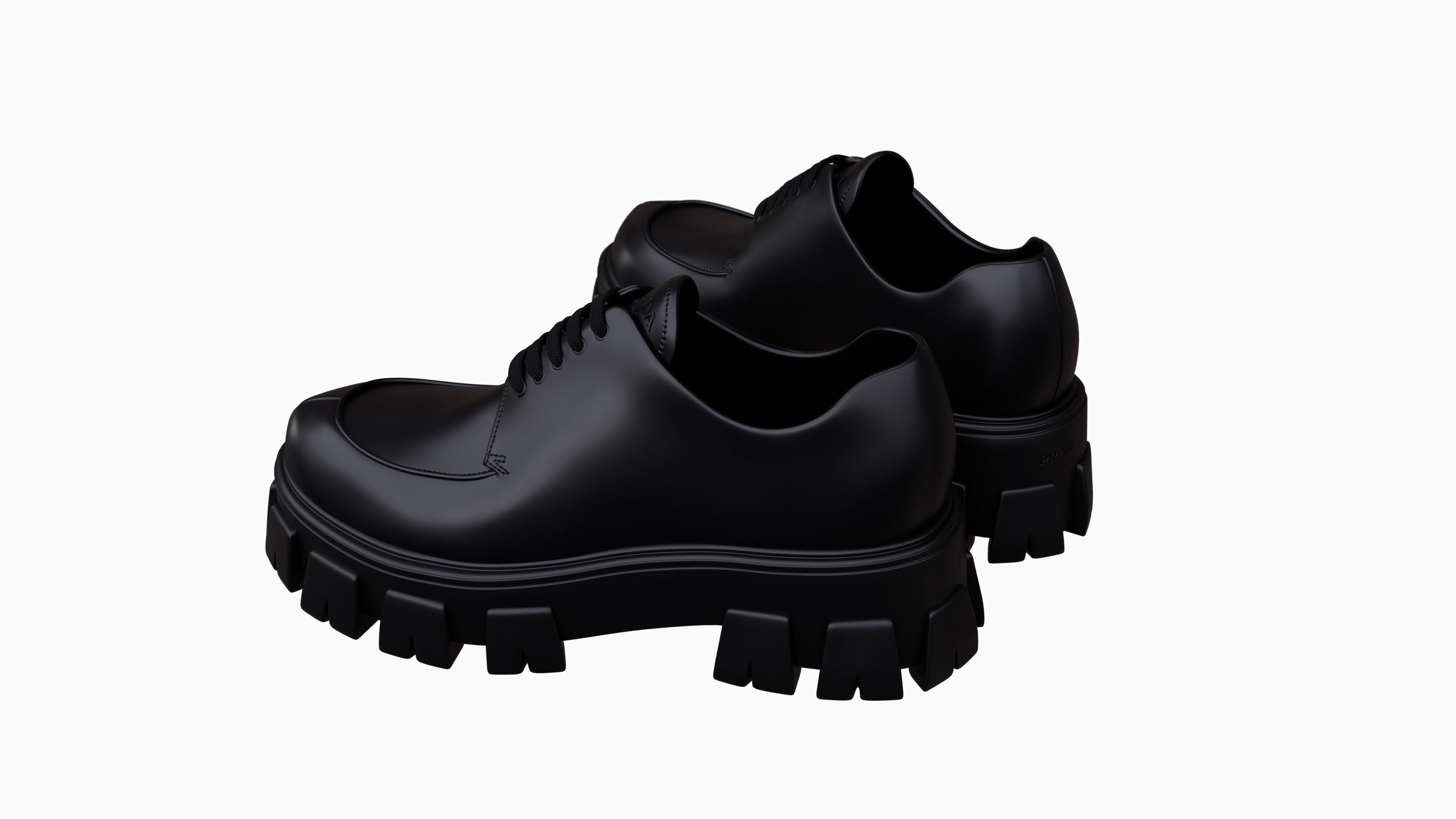 Prada Boots Low-poly 3D model_3