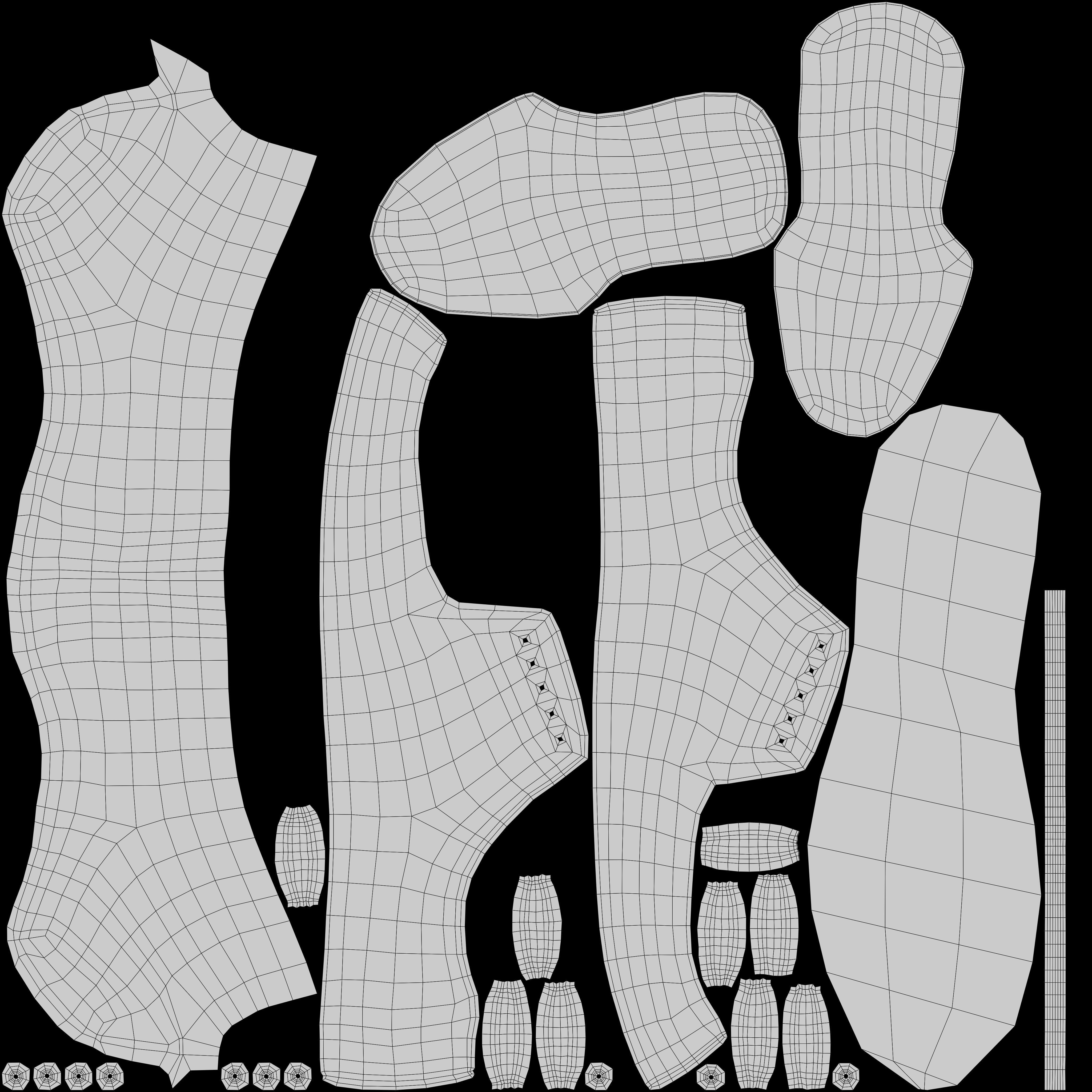 Prada Boots Low-poly 3D model_29