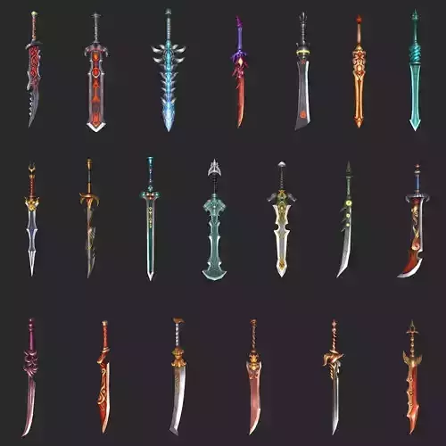 Fantasy 3D Sword Collection