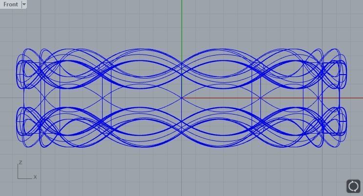 Wave Enamel Ring size 20 3D print model_2