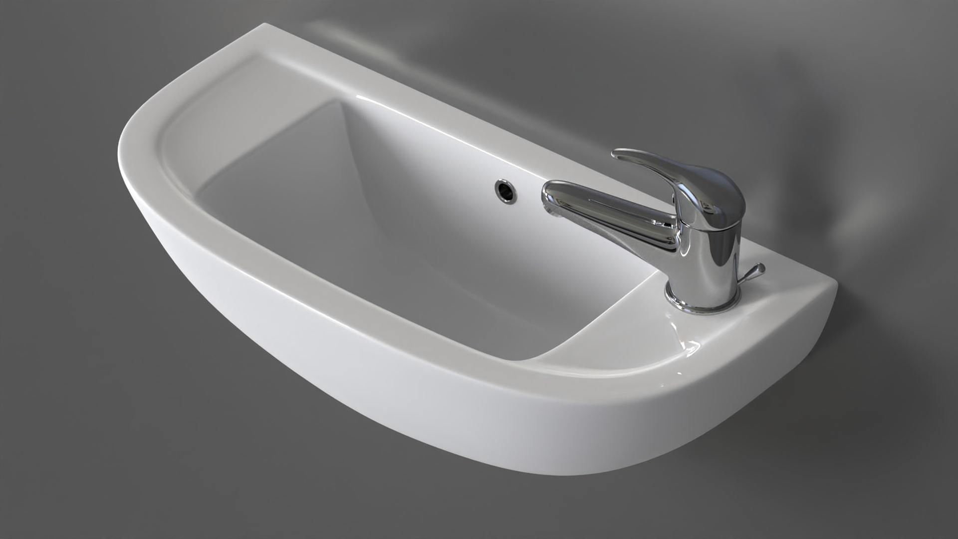 Basin Sink 23 3D model_2