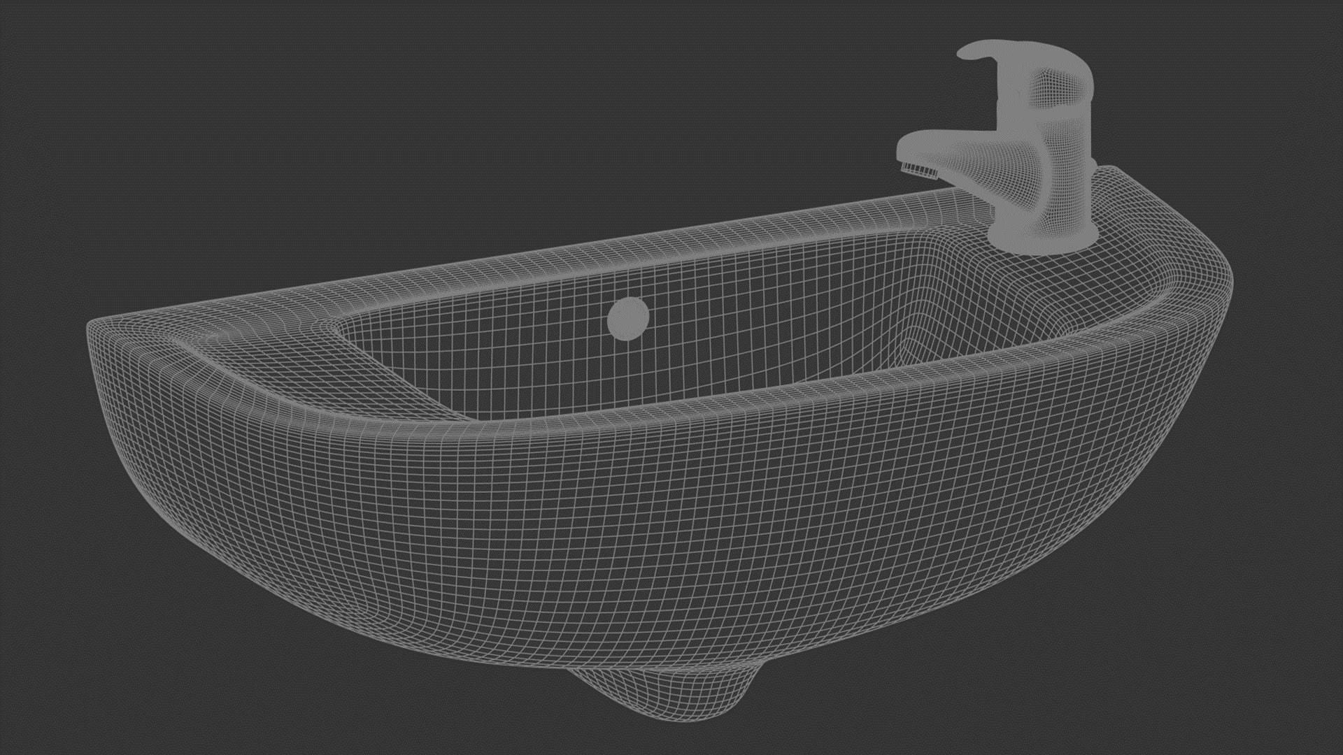 Basin Sink 23 3D model_13