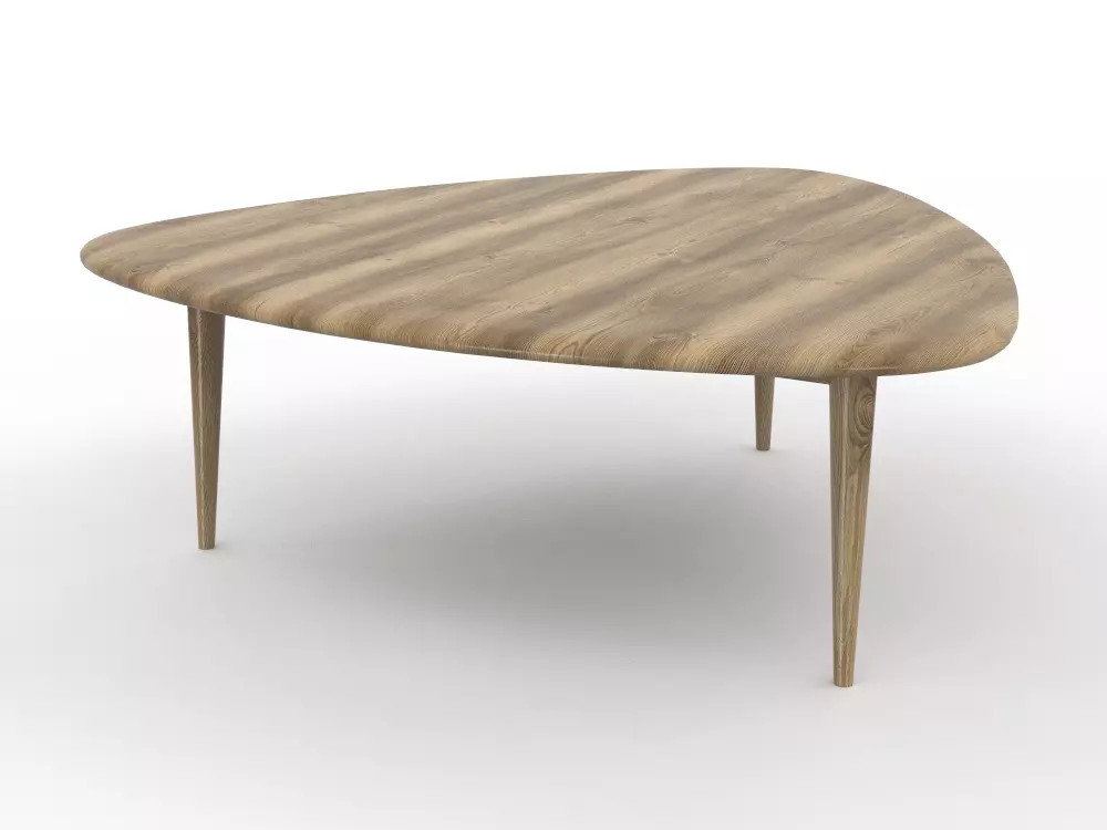 Coffee table 3D model_0