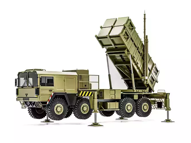 Rocket launcher MAN KAT MIM-104 Patriot