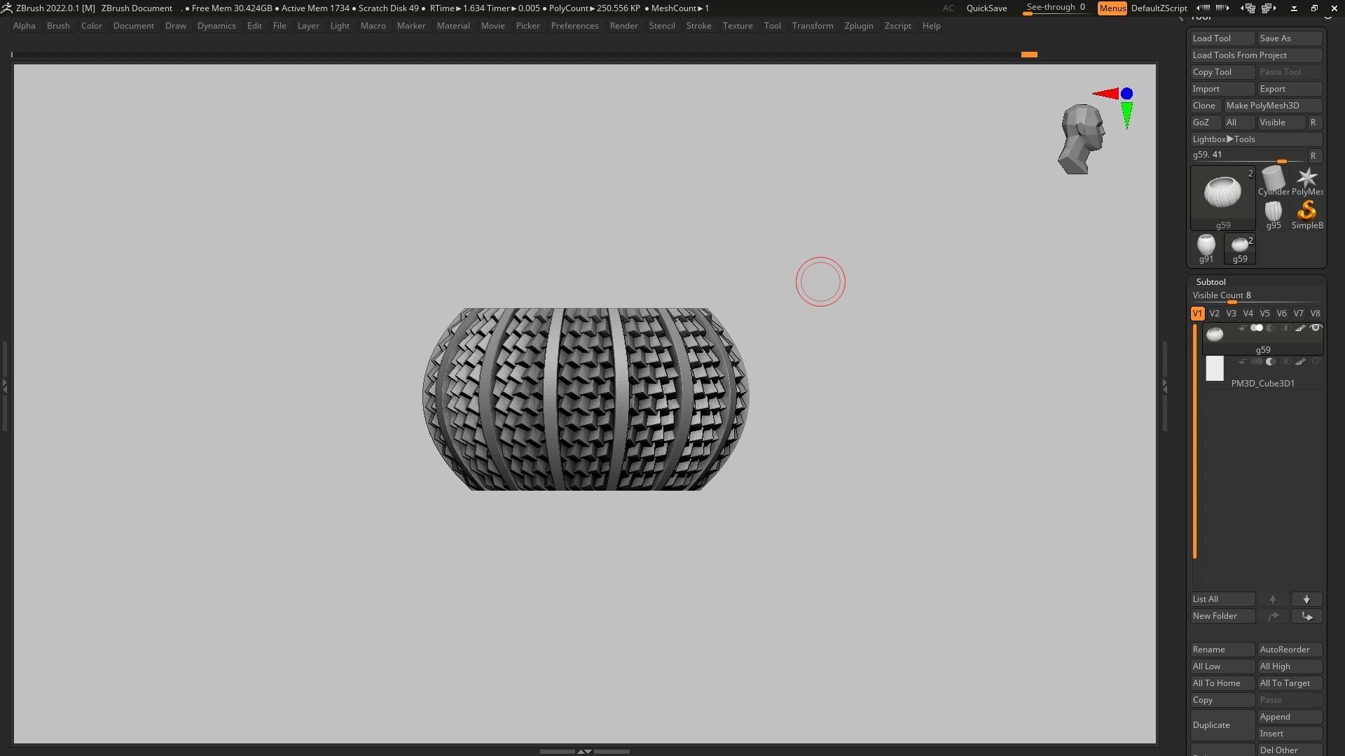 pot g59 3D print model 3D print model_10