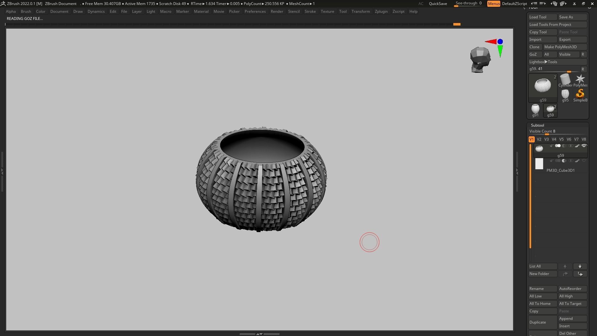 pot g59 3D print model 3D print model_5