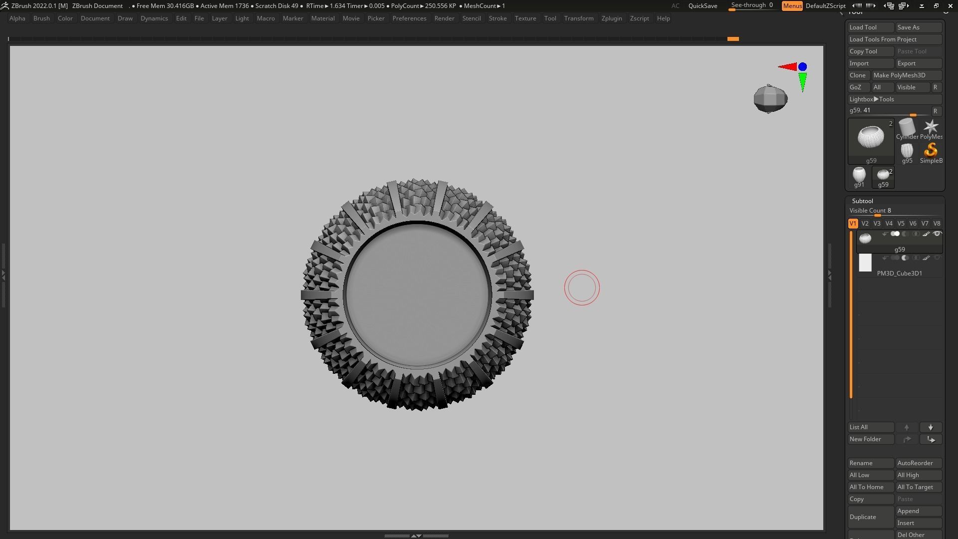 pot g59 3D print model 3D print model_9